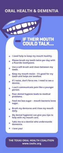Oral Health and Dementia
