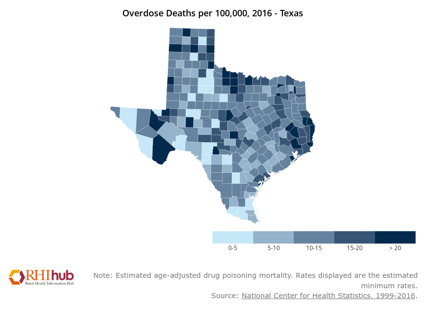 Overdose Deaths per 100,000